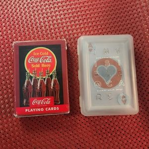 Vintage Bicycle Coca Cola and Peter Woudt design invisible playing cards.